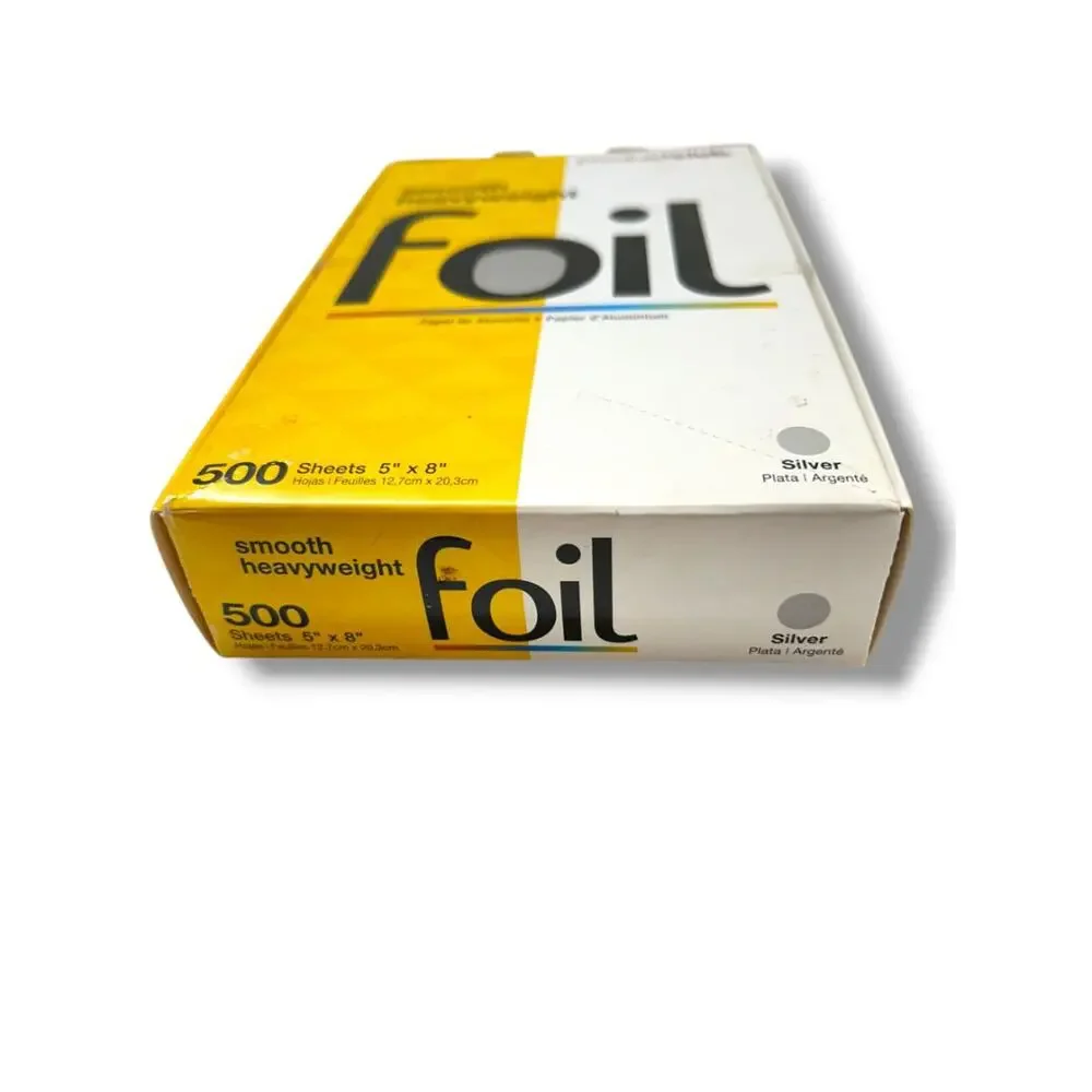Product Club Smooth Heavyweight Foil 500 Count Box Silver 5